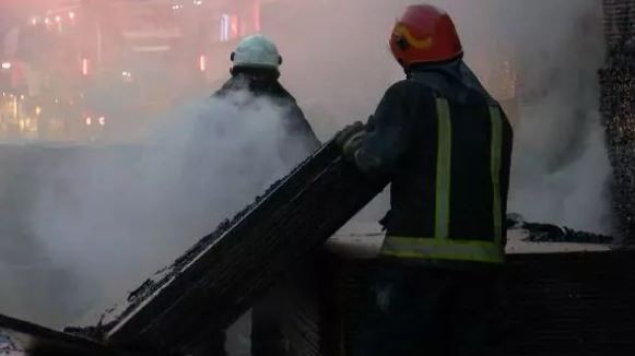 Bursa'da fabrika yangını!